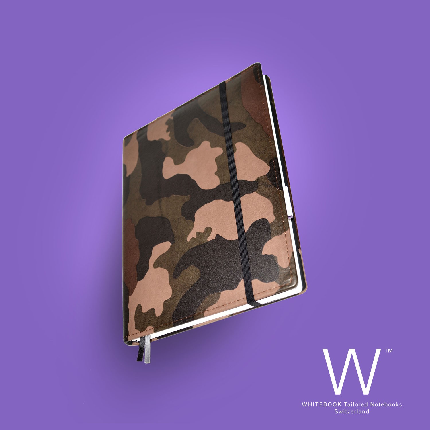 Whitebook Premium, P047w, Camouflage brown